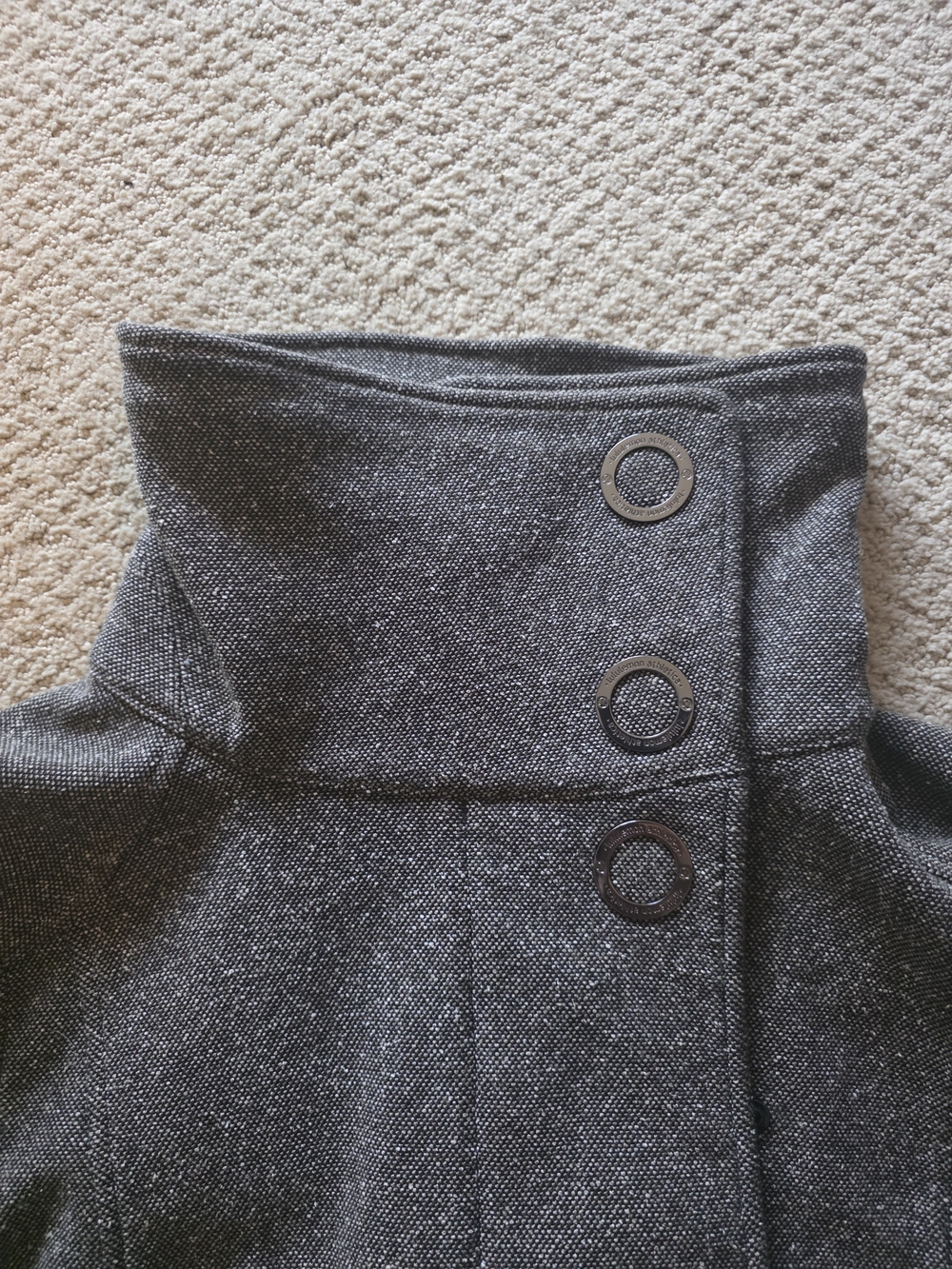 🌟 VINTAGE lululemon Audrey Tweed Bomber Jacket - Brown - Size 8 (EUC - Picture 5 of 8